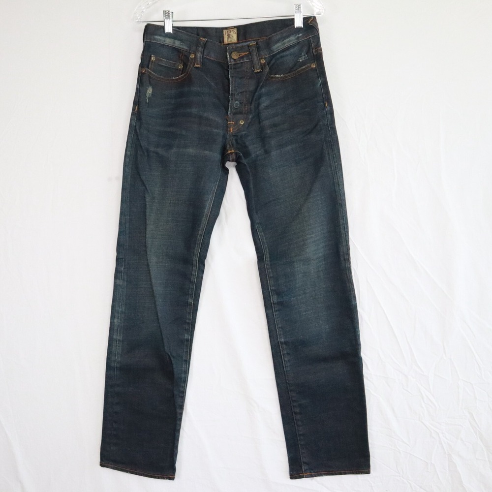PRPS Jeans Mens 30x30 Rambler‎ Slim Fit Button Fly Stretch Flex Denim Dark Blue